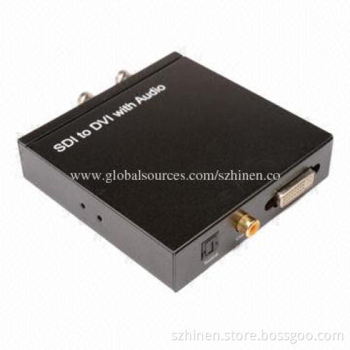 SDI to DVI Audio Converter, Supports Multiple Video Resolution